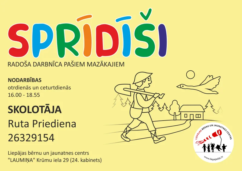 Radošā darbnīca "Sprīdīši"